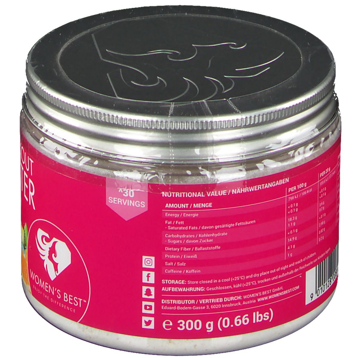 WOMENS BEST - Pre Workout Booster - Tropical Punch