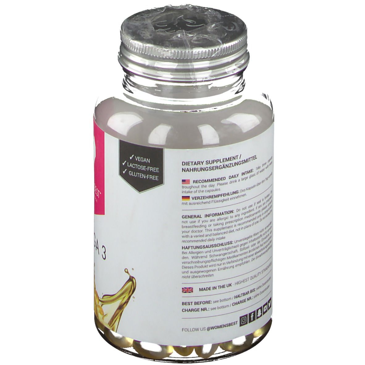 WOMENS BEST - V-Omega 3 Kapseln