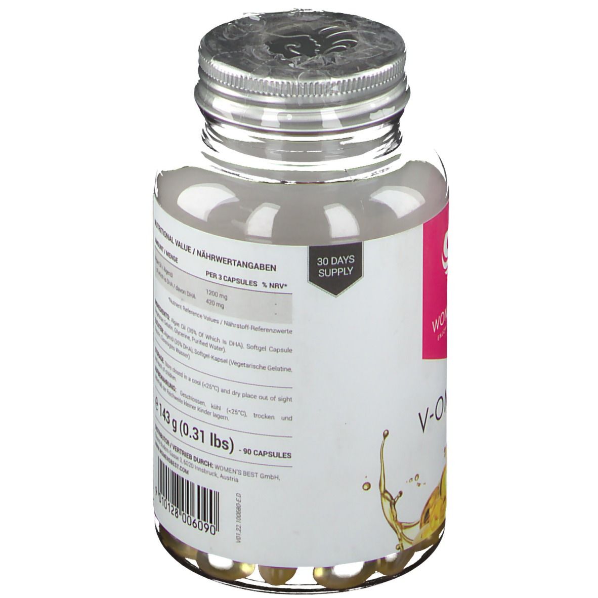 WOMENS BEST - V-Omega 3 Kapseln