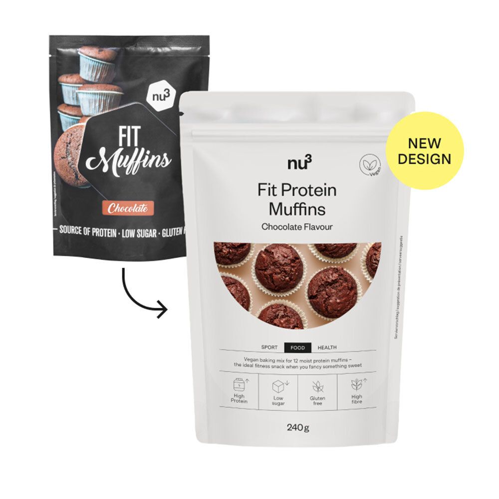 nu3 Fit Protein Muffins Schokolade, Backmischung