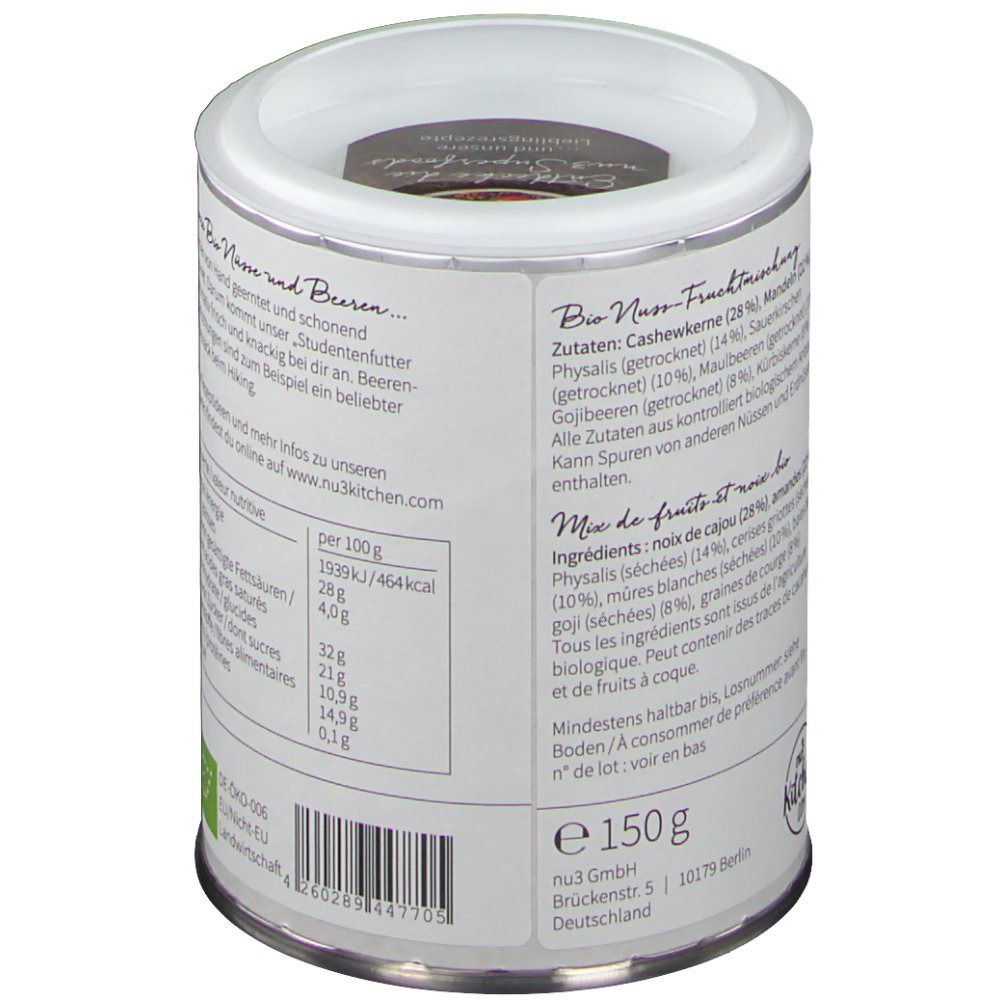 nu3 Bio Superfood Trail Mix