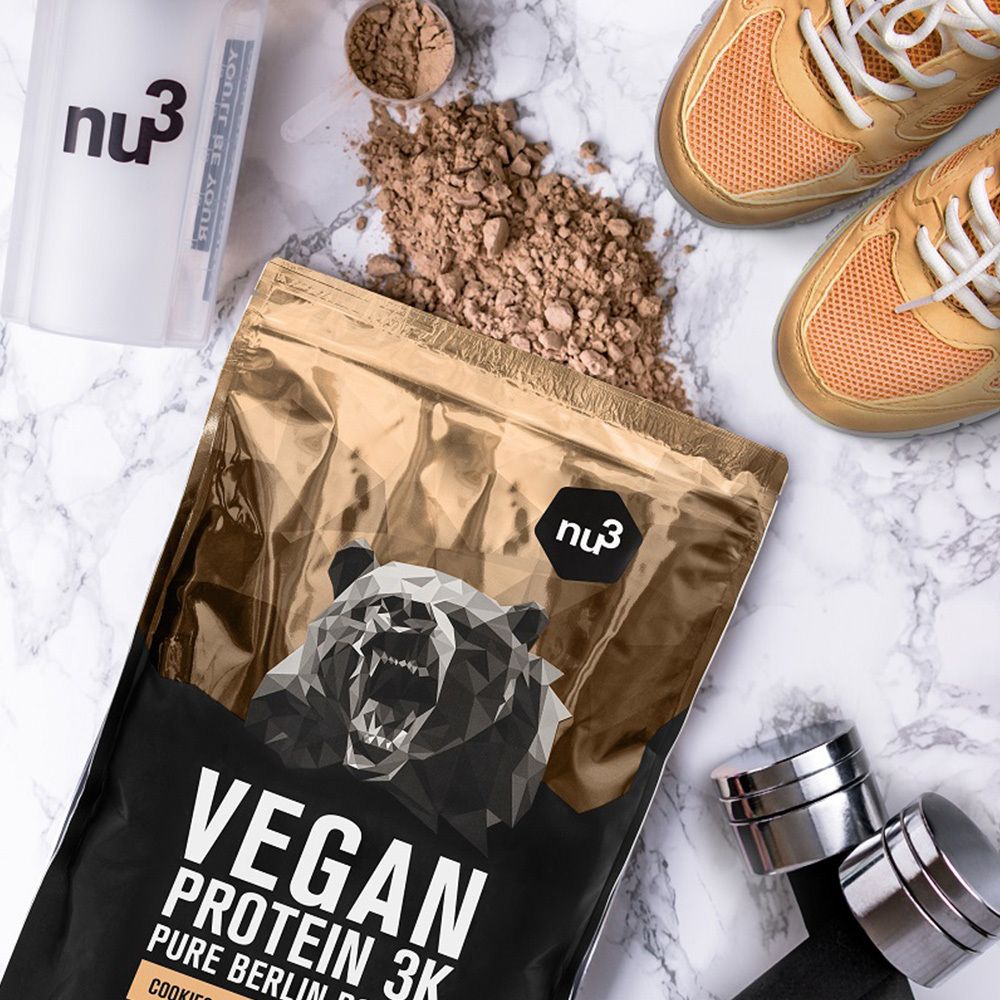 nu3 Vegan Protein 3K Shake, Cookies-Cream