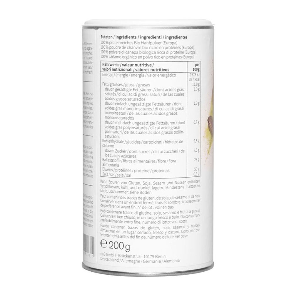 nu3 Bio Hanfprotein