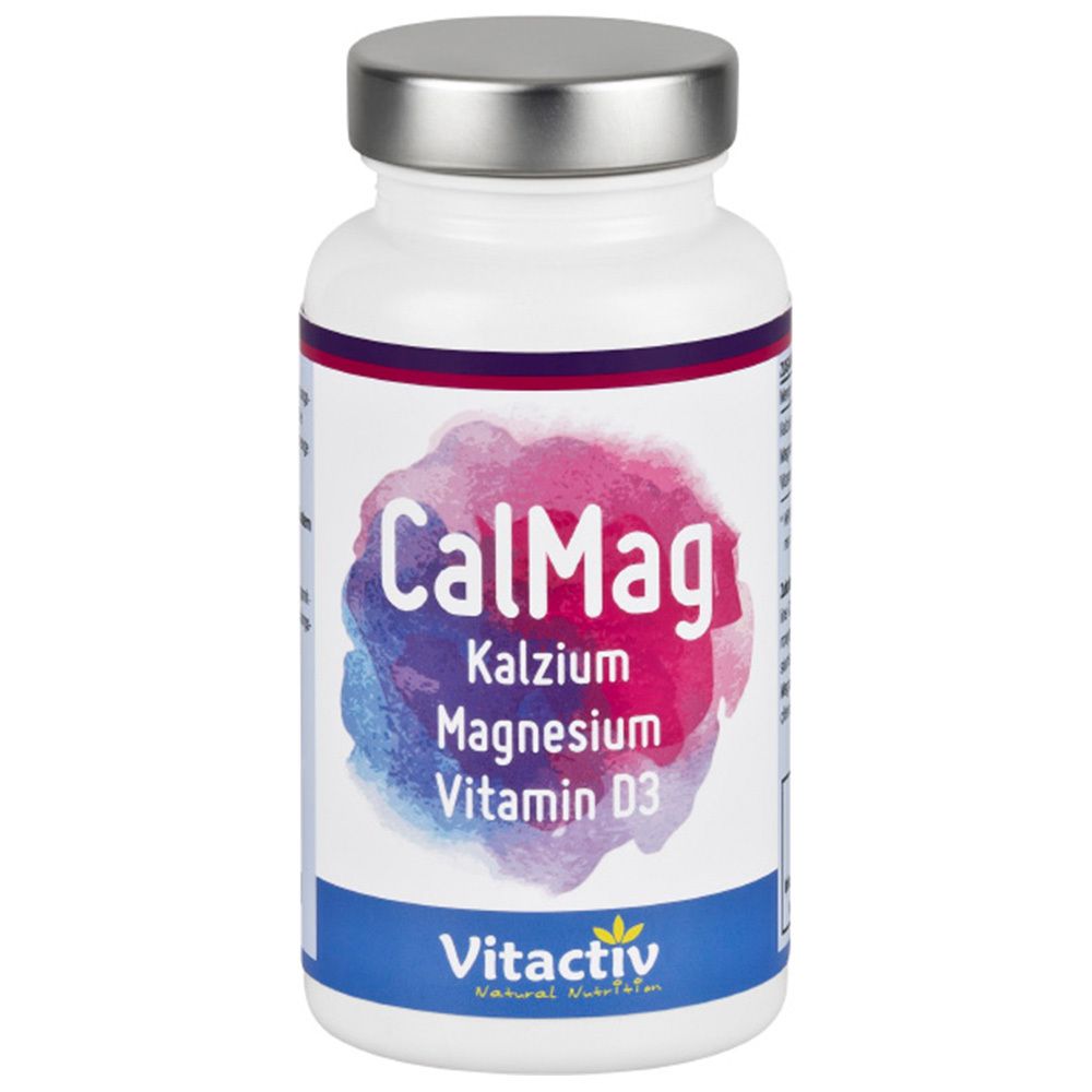 Vitactiv Natural Nutrition CalMag - Kalzium + Magnesium + Vitamin D3