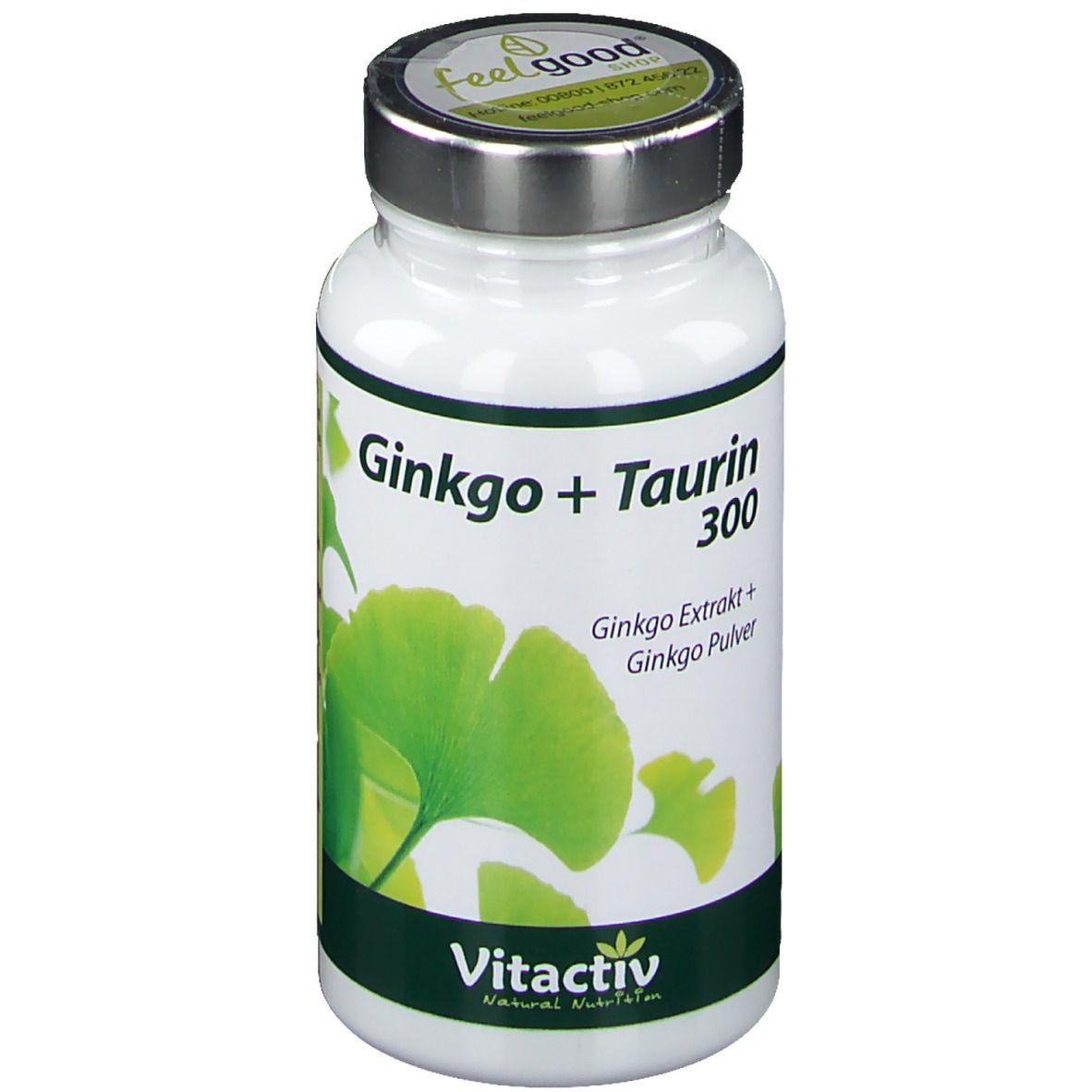 Vitactiv Natural Nutrition Ginkgo + Taurin 300
