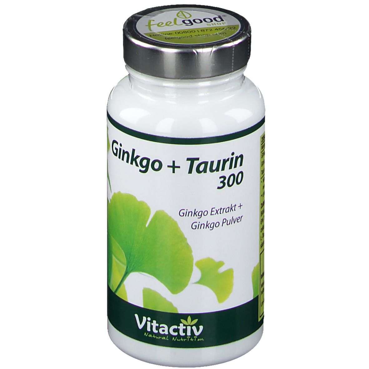Vitactiv Natural Nutrition Ginkgo + Taurin 300