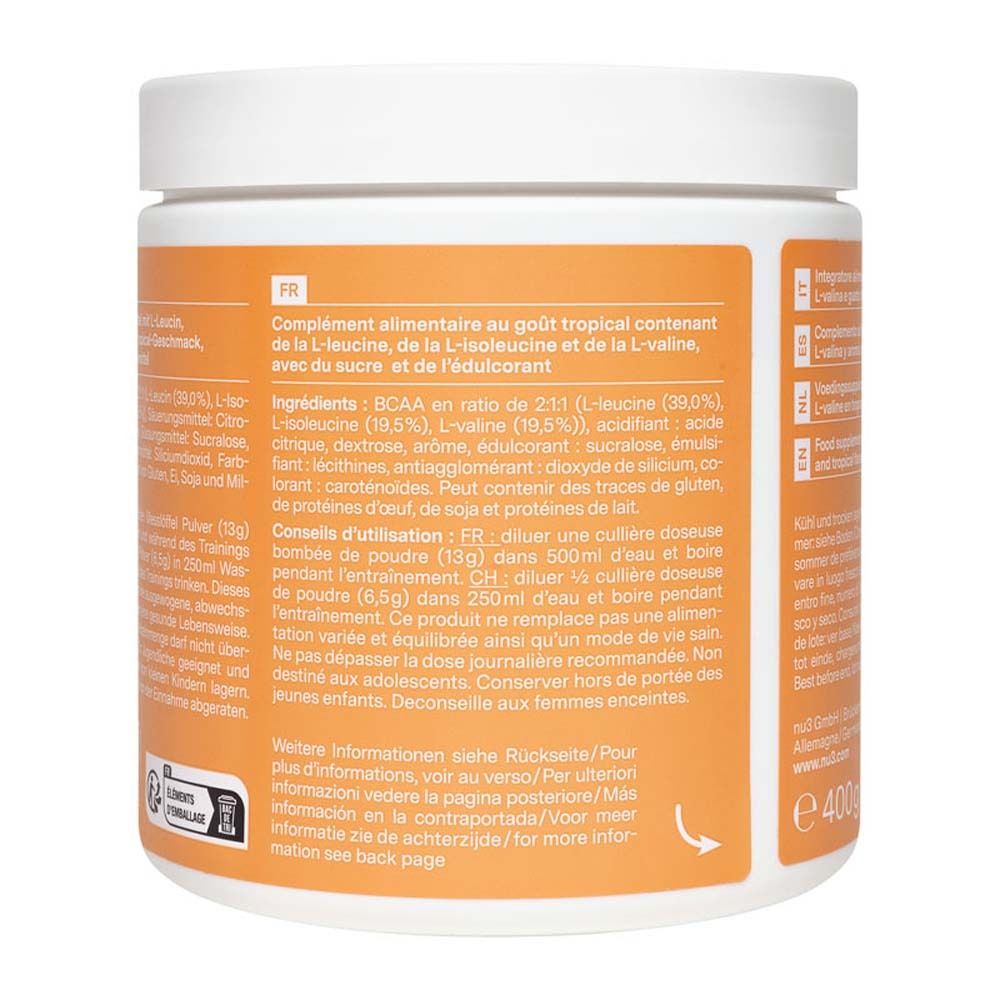 nu3 BCAA Powder Tropical