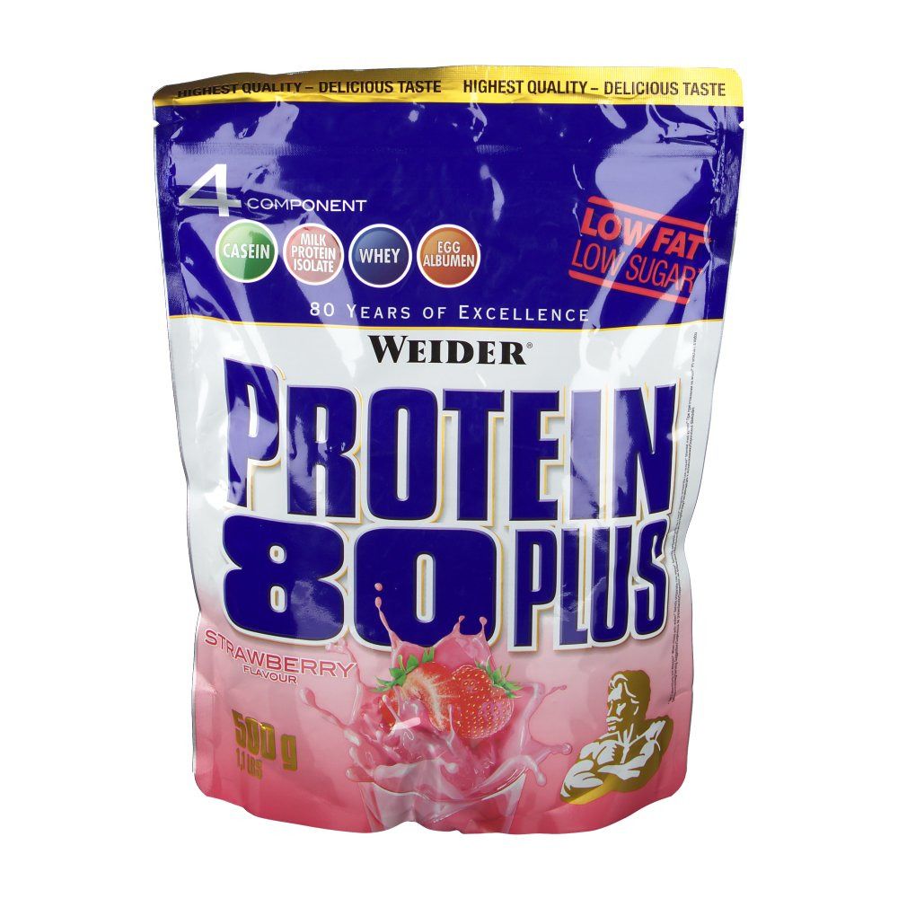 Weider Protein 80 Plus, Erdbeere, Pulver