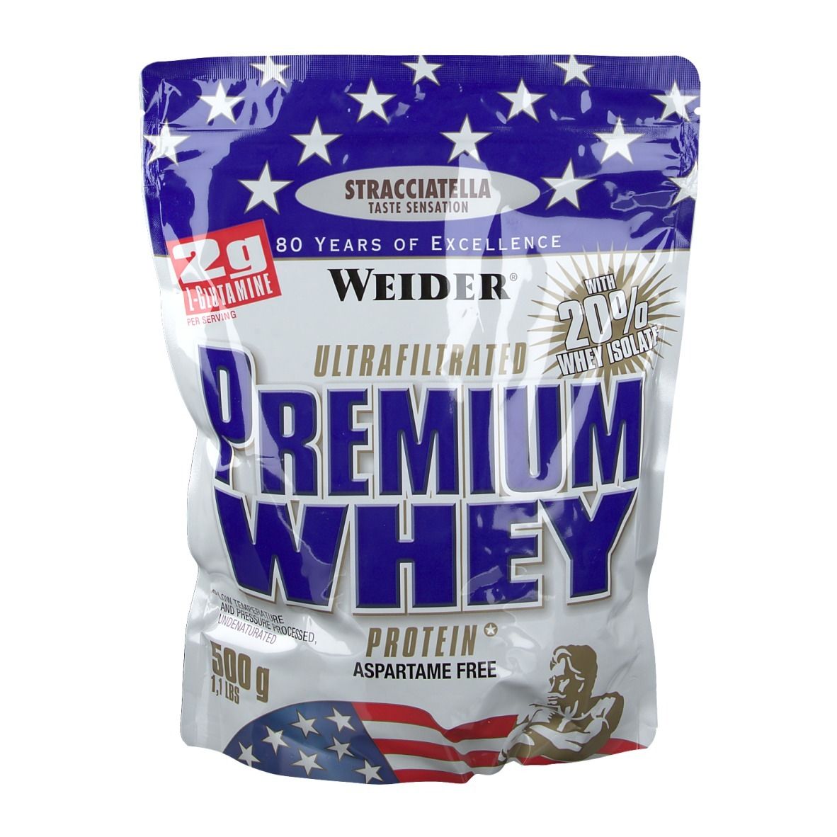 Weider Premium Whey, Stracciatella, Pulver