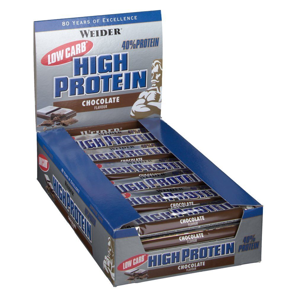 Weider 40 % High Protein Low Carb, Schokolade, Riegel