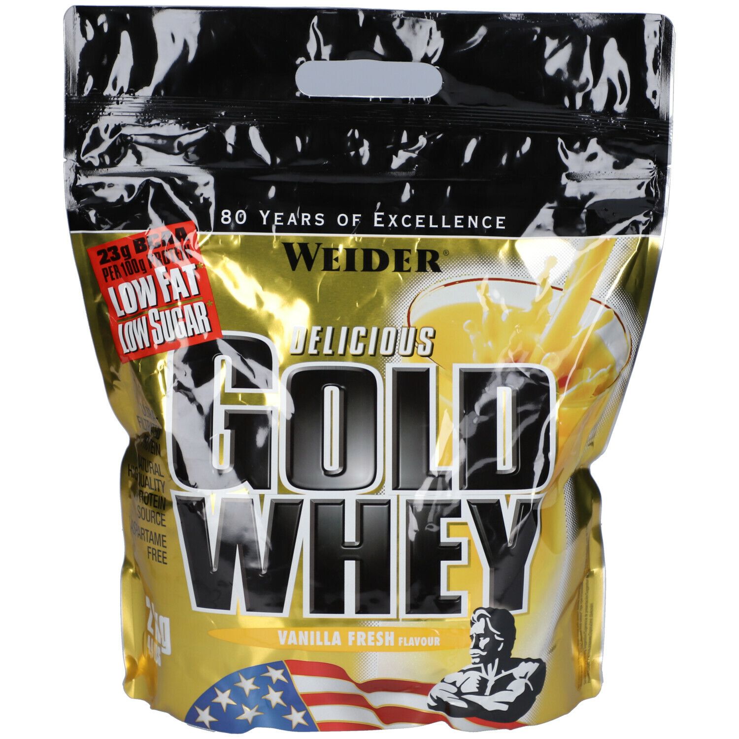 Weider Gold Whey, Vanille, Pulver