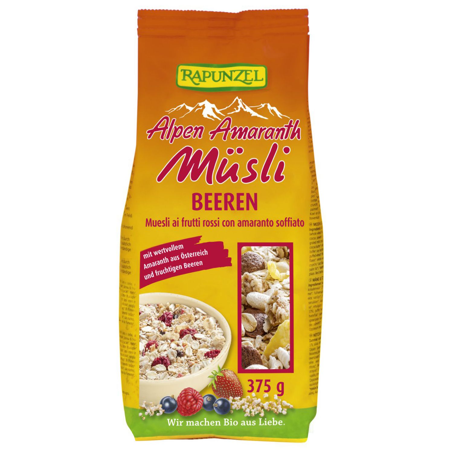 RAPUNZEL Bio Alpen-Amaranth Müsli, Beeren