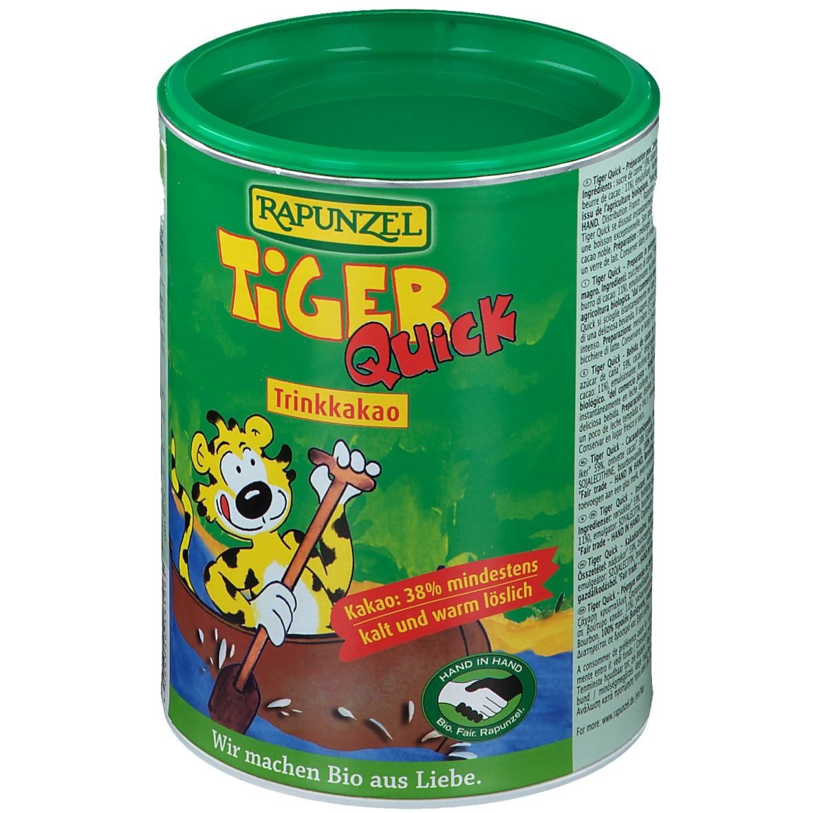RAPUNZEL Bio Tiger Quick Trinkschokolade, Pulver 400 g - Shop Apotheke