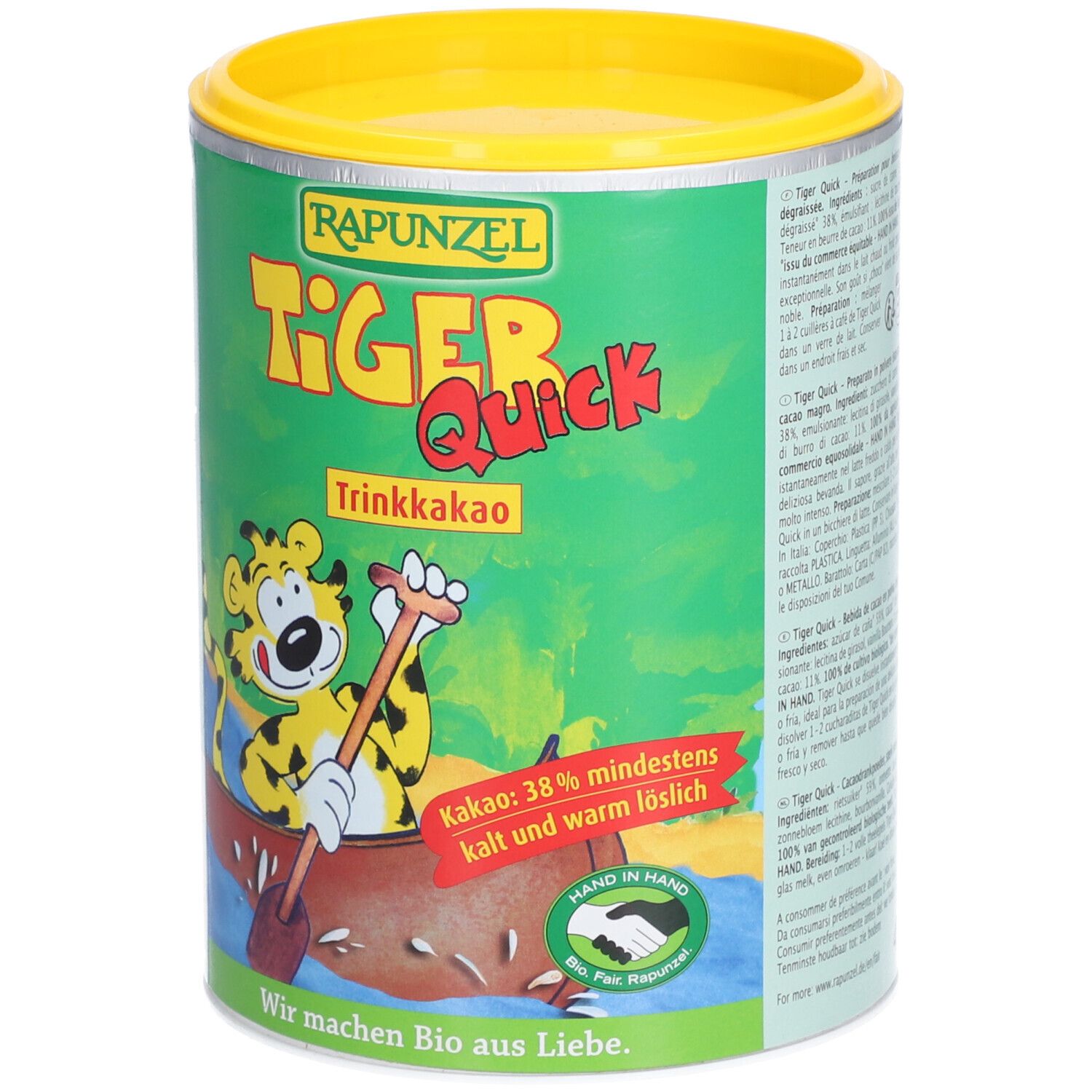 RAPUNZEL Bio Tiger Quick Trinkschokolade, Pulver 400 g - Shop Apotheke