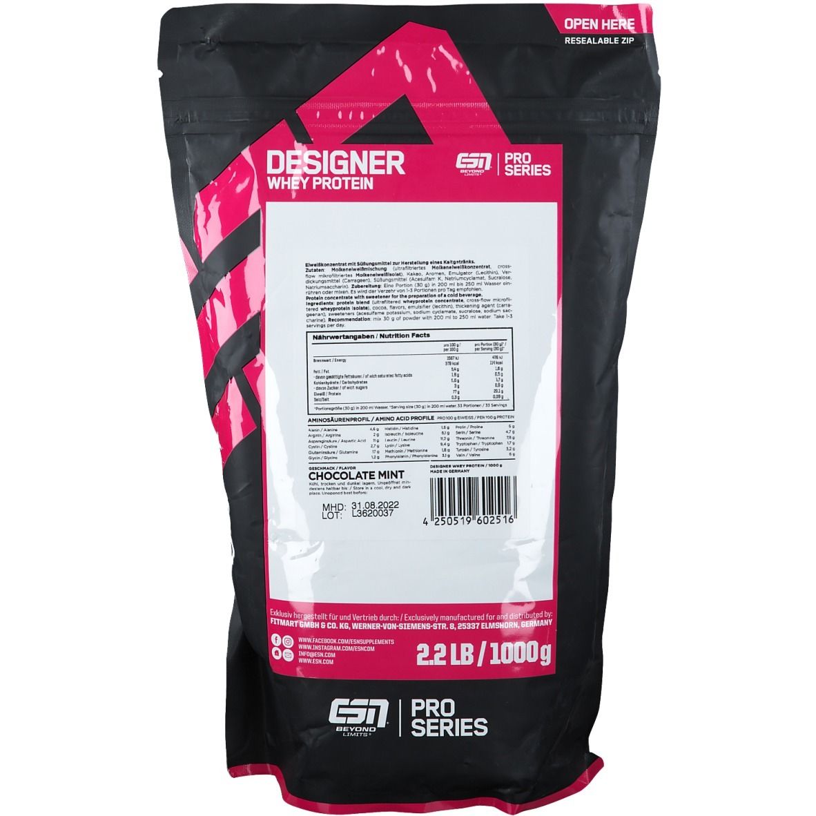 ESN Designer Whey Schoko-Minze