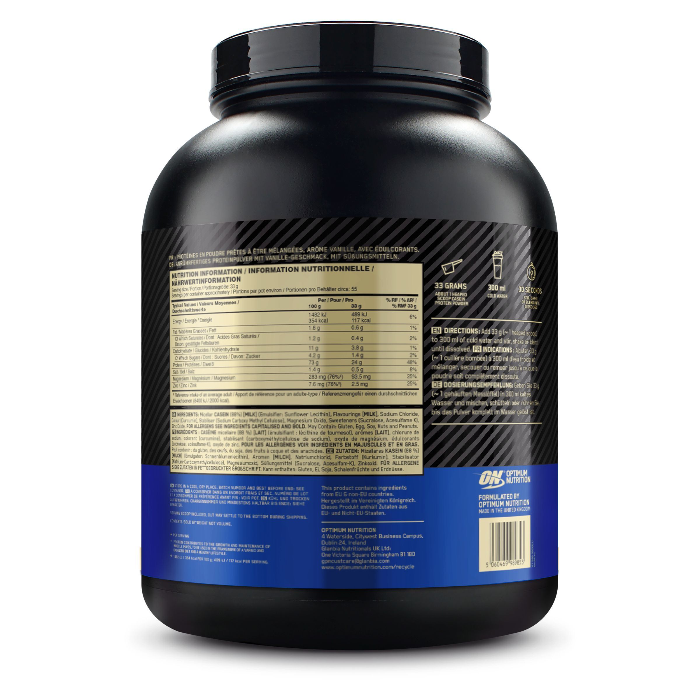 Optimum Nutrition 100% Gold Standard Casein Creamy Vanilla