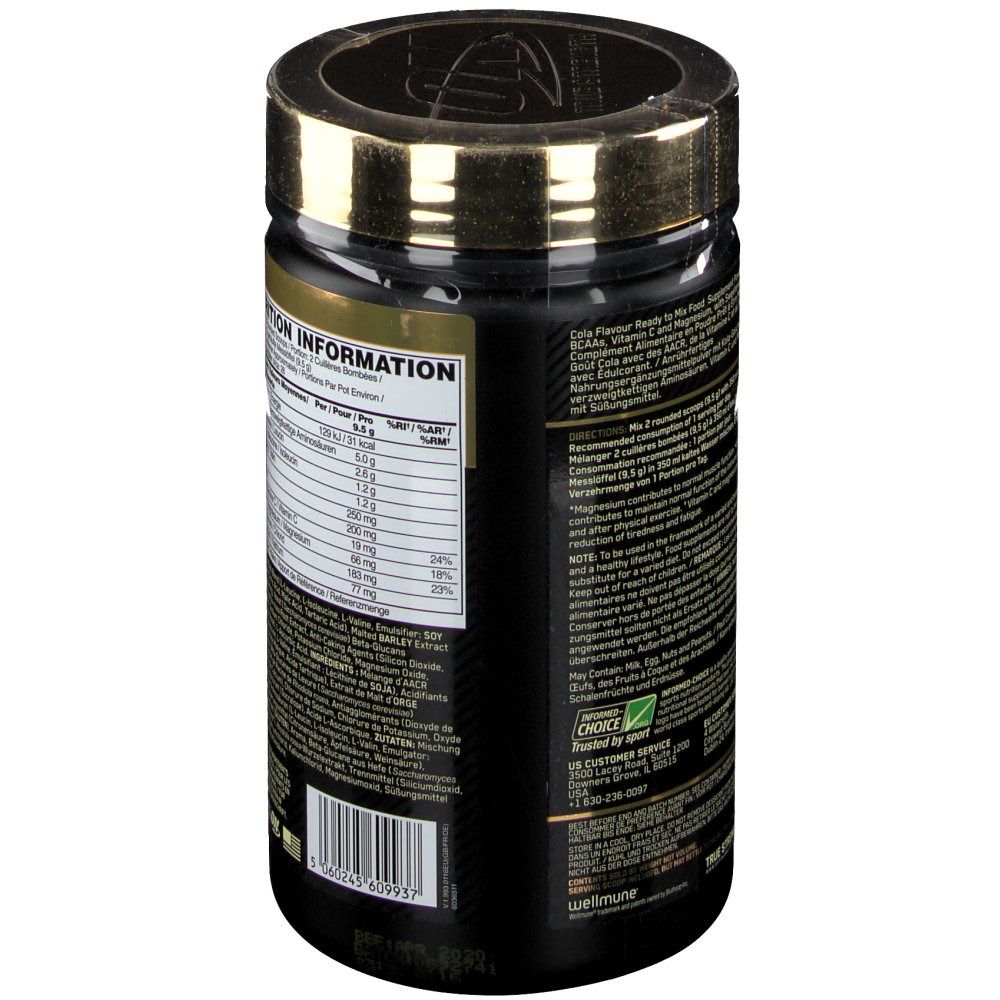 Optimum Nutrition BCAA Train+Sustain, Cola