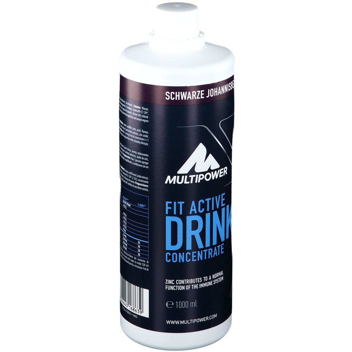 Multipower Fit Active Drink Concentrate, Johannisbeere