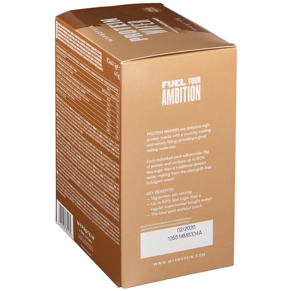 MyProtein Protein Wafers, Schokolade-Haselnuss