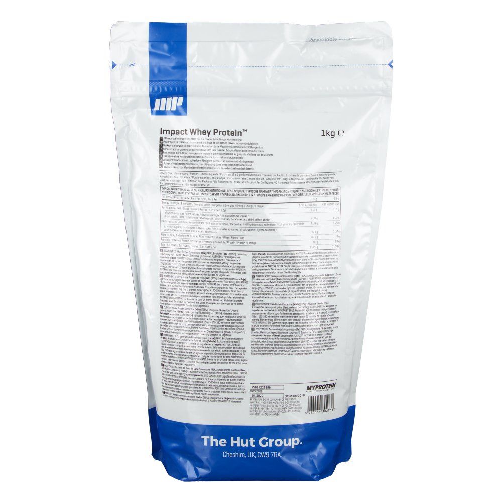 MyProtein Impact Whey Protein, Latte Macchiato, Pulver