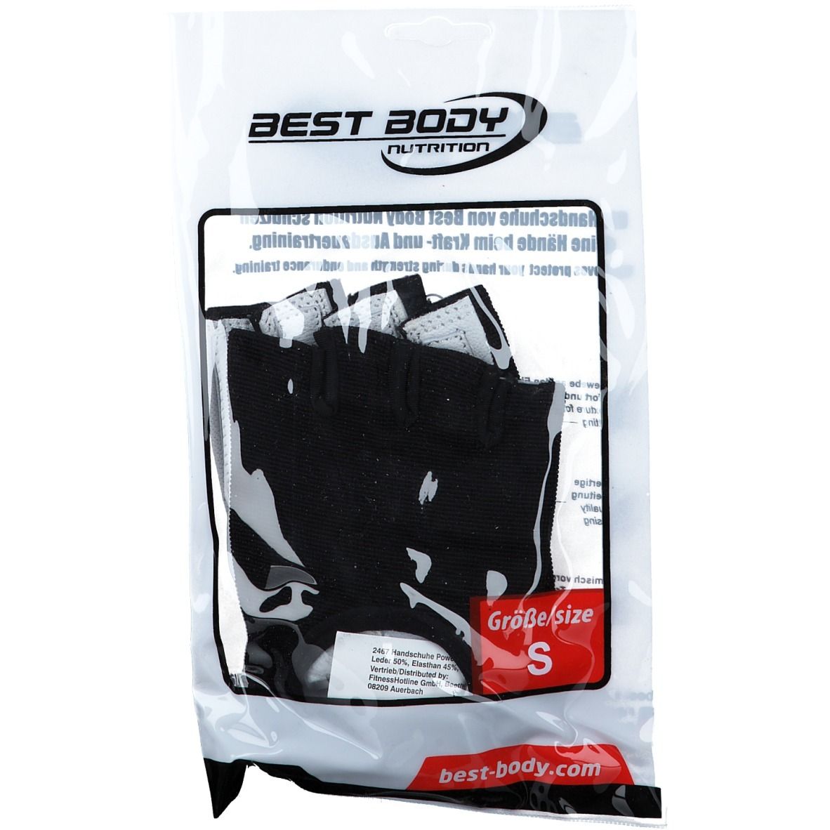 Best Body Nutrition Fitnesshandschuhe Power, S
