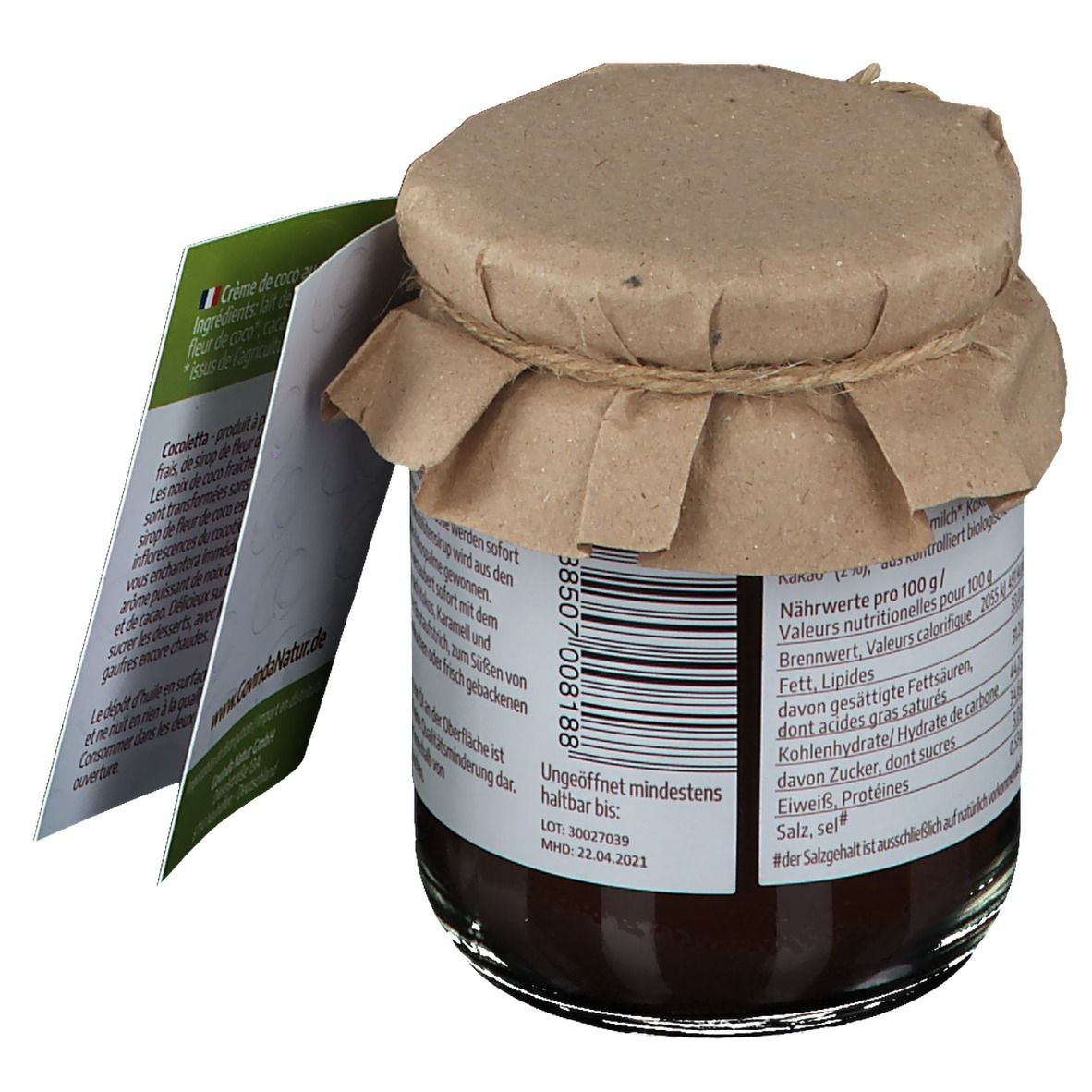 Govinda Bio Cocoletta Kokosmilch-Creme, Schoko