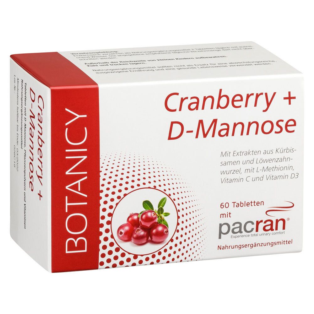 BOTANICY Cranberry + D-Mannose