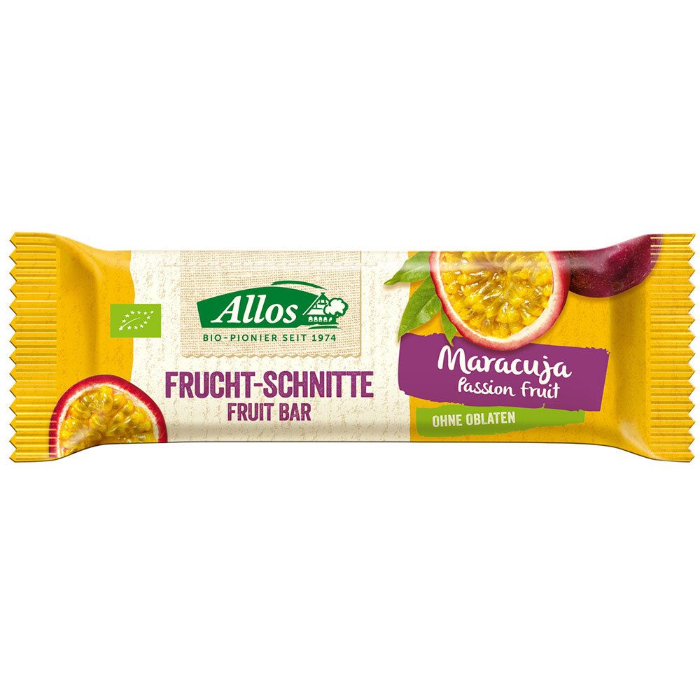 Allos Bio FRUCHTSCHNITTE, Maracuja