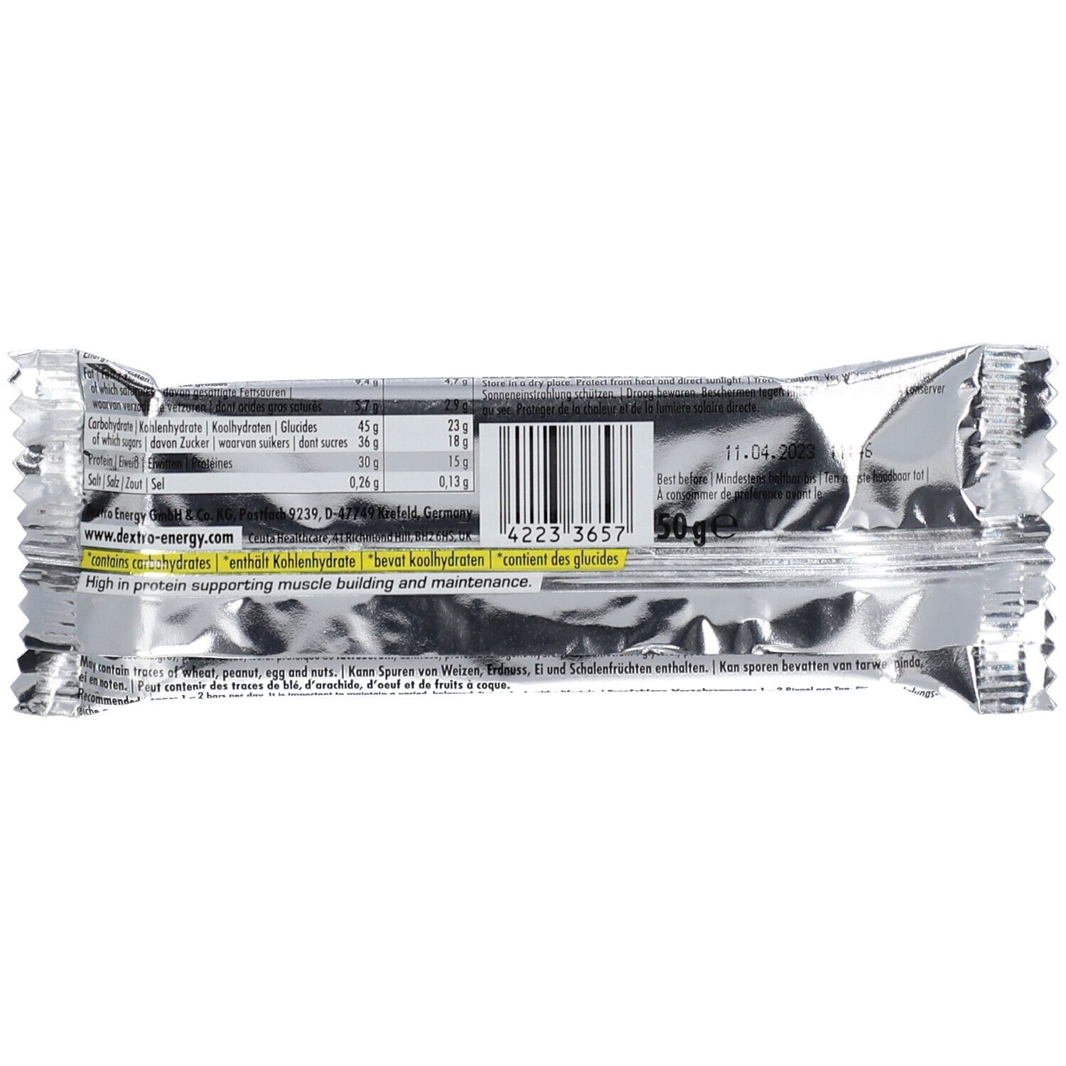 Dextro Energy Protein Crisp, Schokolade