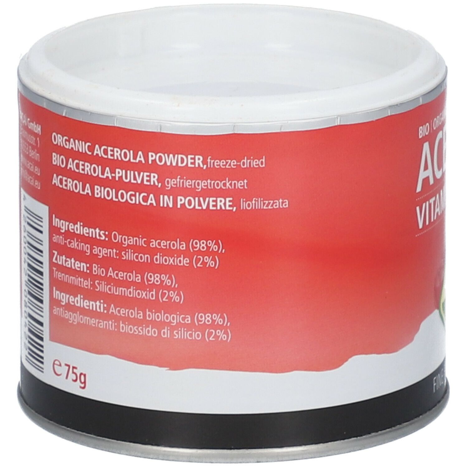 Fine Fruits Club Acerola Vitamin Pulver