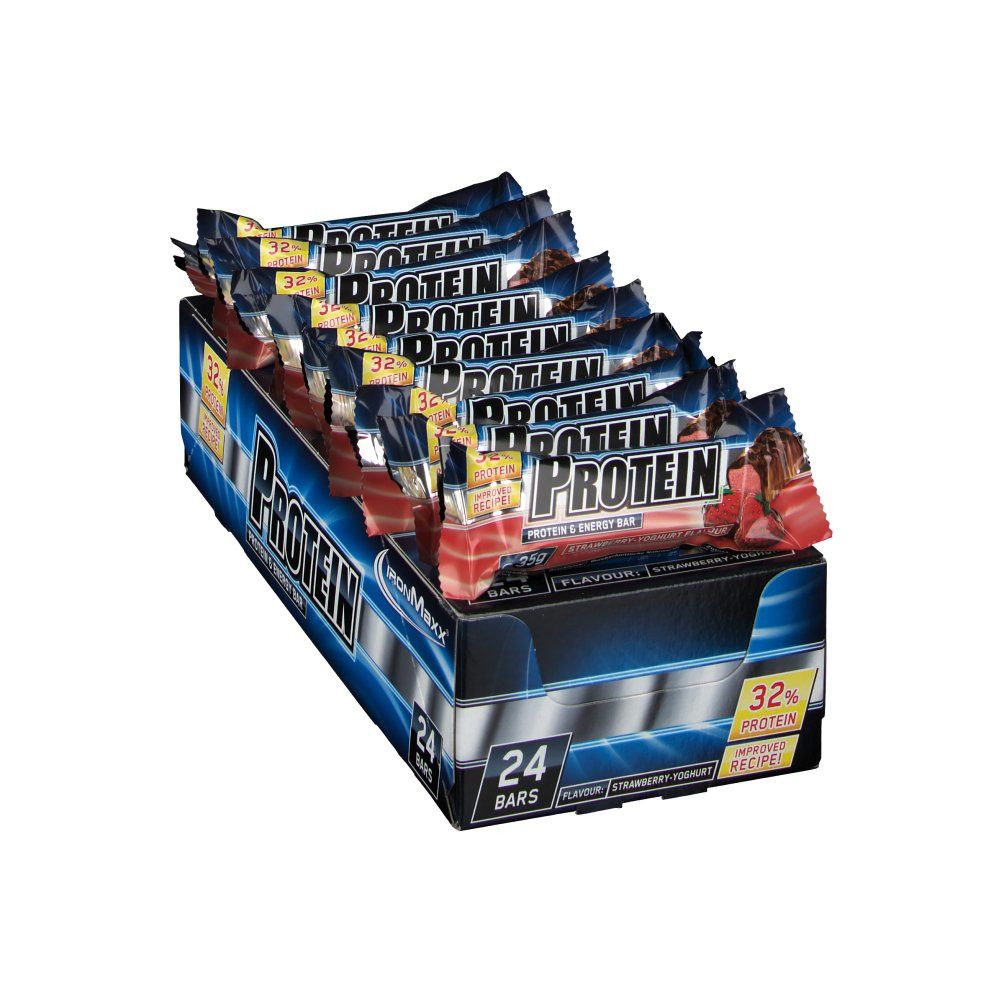 IronMaxx Proteinriegel, Erdbeere-Joghurt 24x35 g - Shop Apotheke