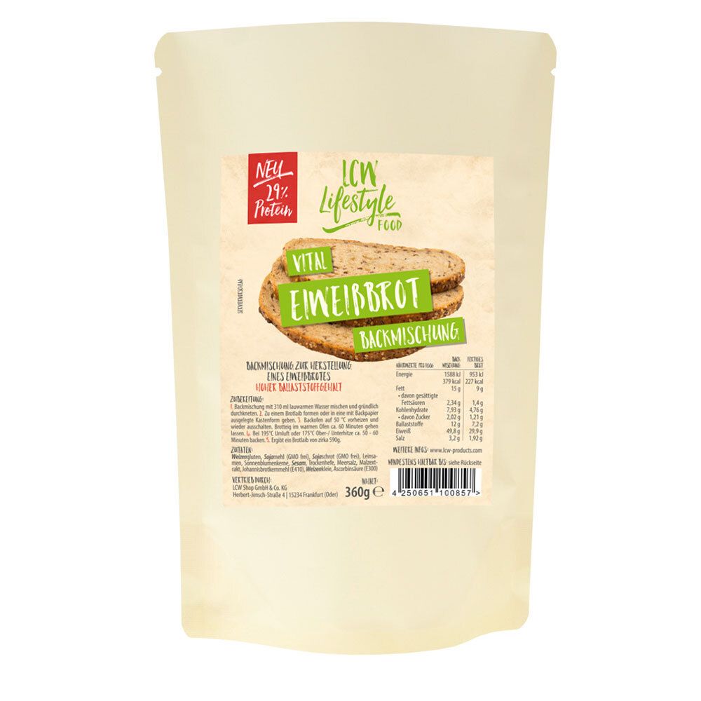 LCW Vital Eiweißbrot Backmischung