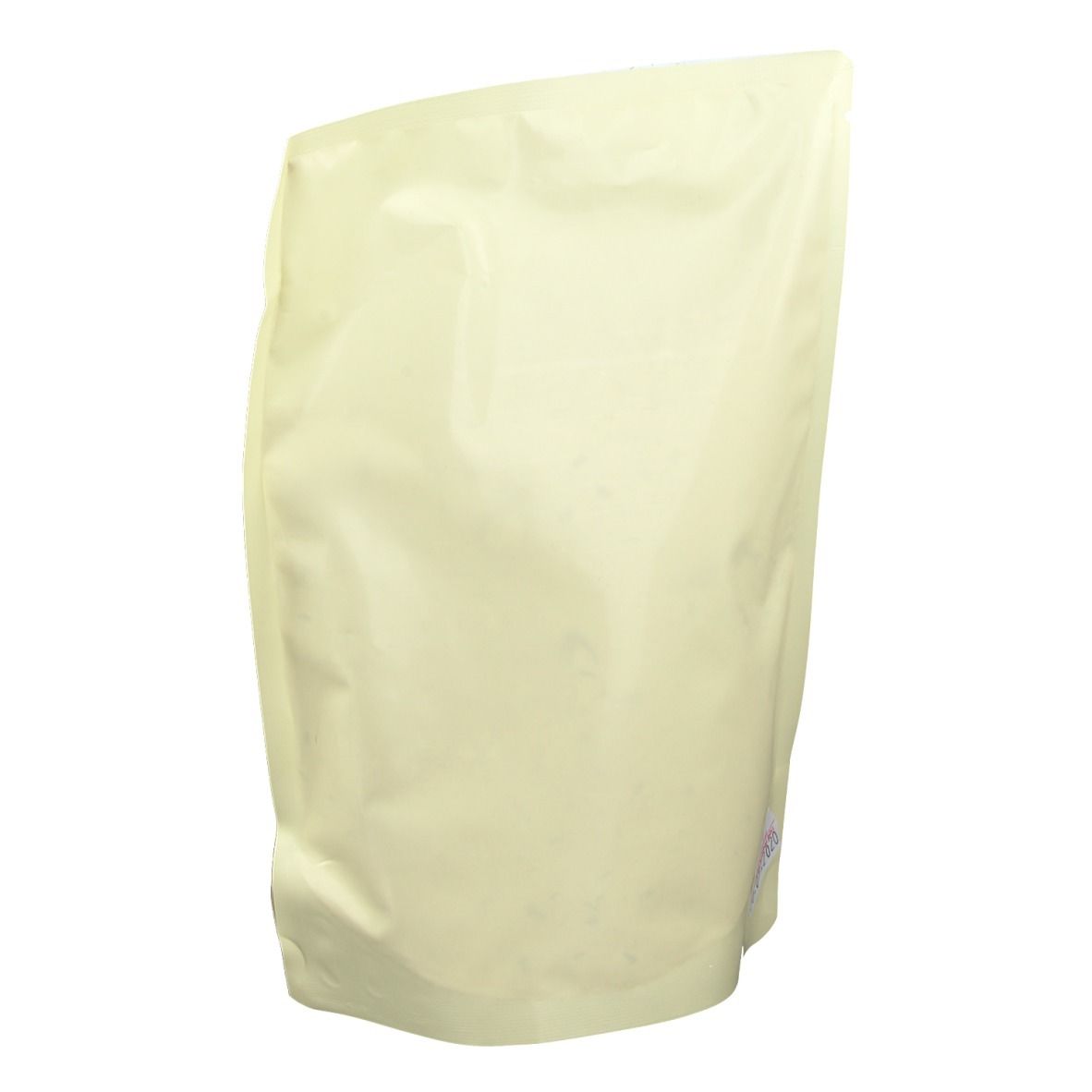 Beige Verpackung von LCW Eiweißbrot Backmischung. Blick auf die Rückseite. Keine weiteren Details erkennbar.