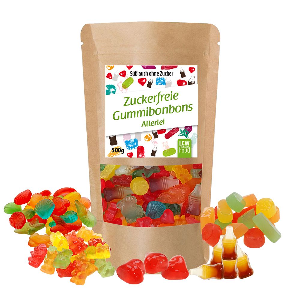 LCW Zuckerfreie Gummibärchen, Gummitiere