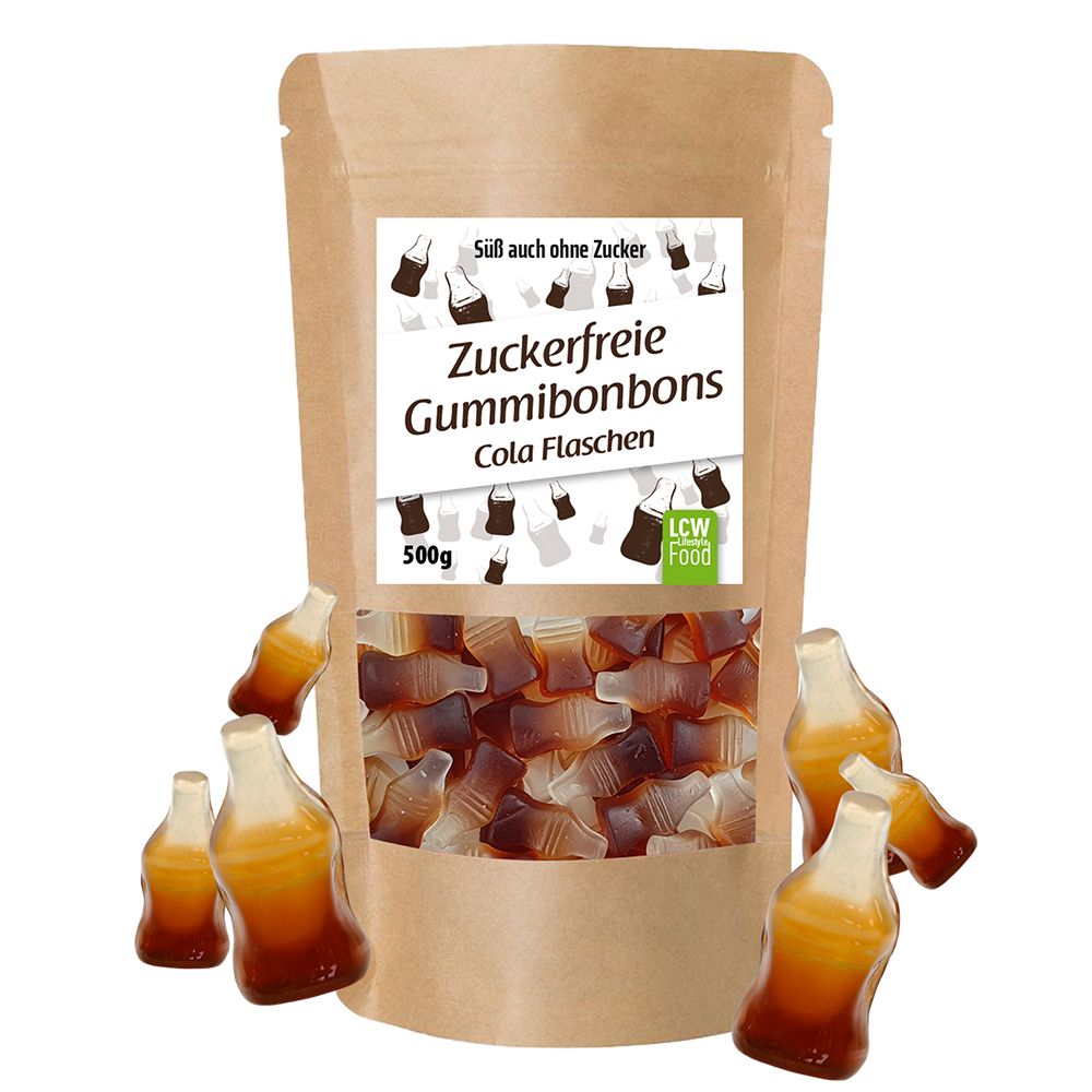 LCW Zuckerfreie Gummibärchen, Colaflaschen