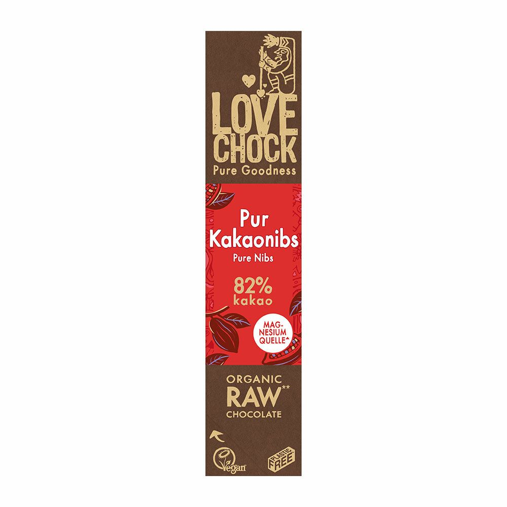 LOVECHOCK Pur Kakaonibs 82% Kakao
