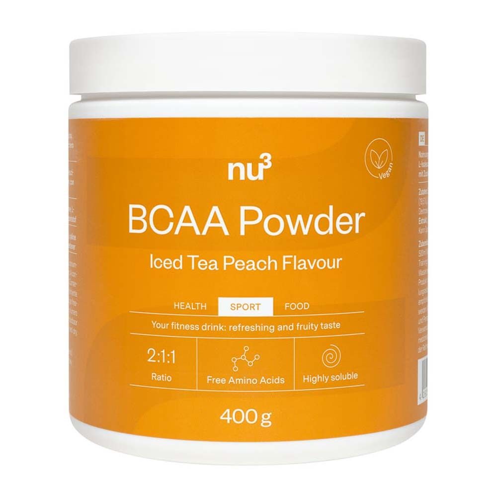 nu3 BCAA Powder Iced Tea Peach