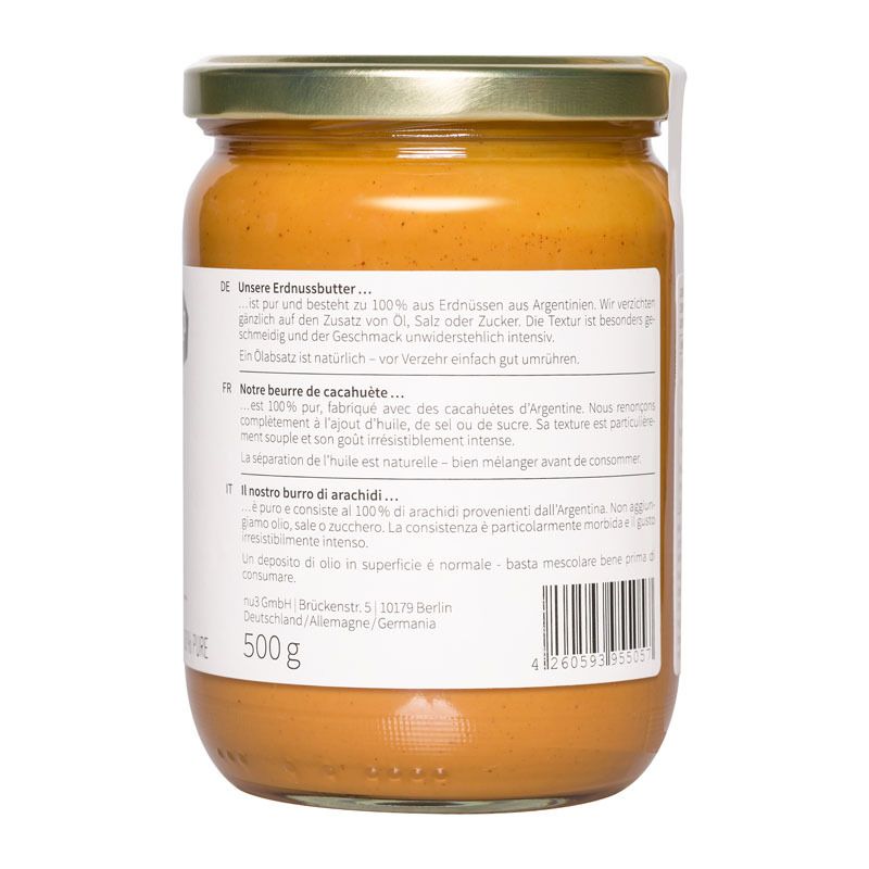 nu3 Erdnussbutter smooth