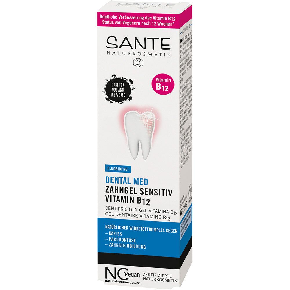 SANTE Naturkosmetik Dental Med Zahngel Sensitiv Vitamin B12