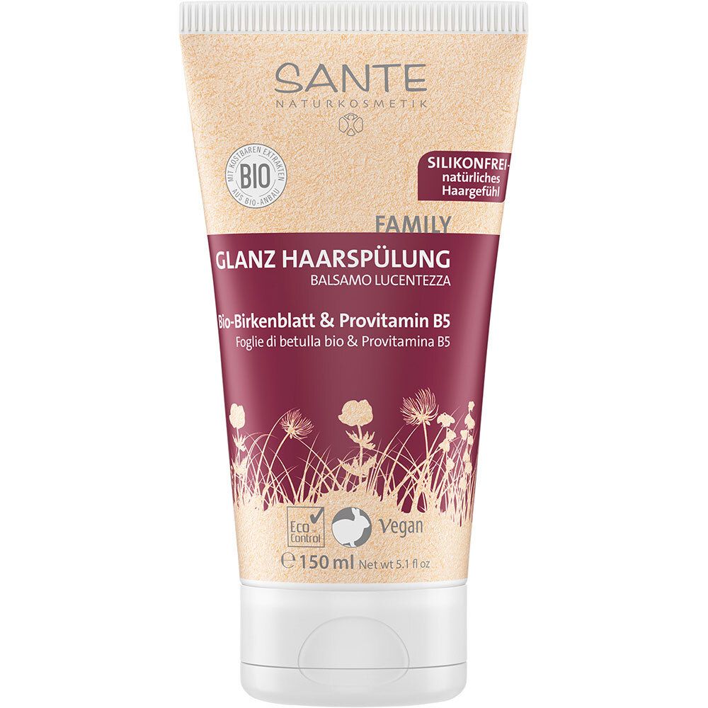 SANTE Naturkosmetik Family Glanz-Haarspülung Bio-Birkenblatt & Provitamin B5