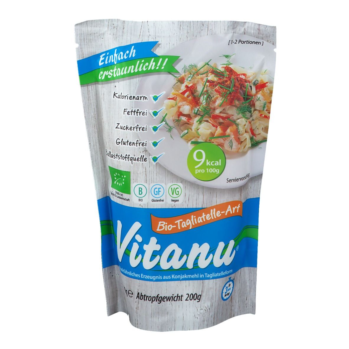 Vitanu Bio-Konjak-Tagliatelle