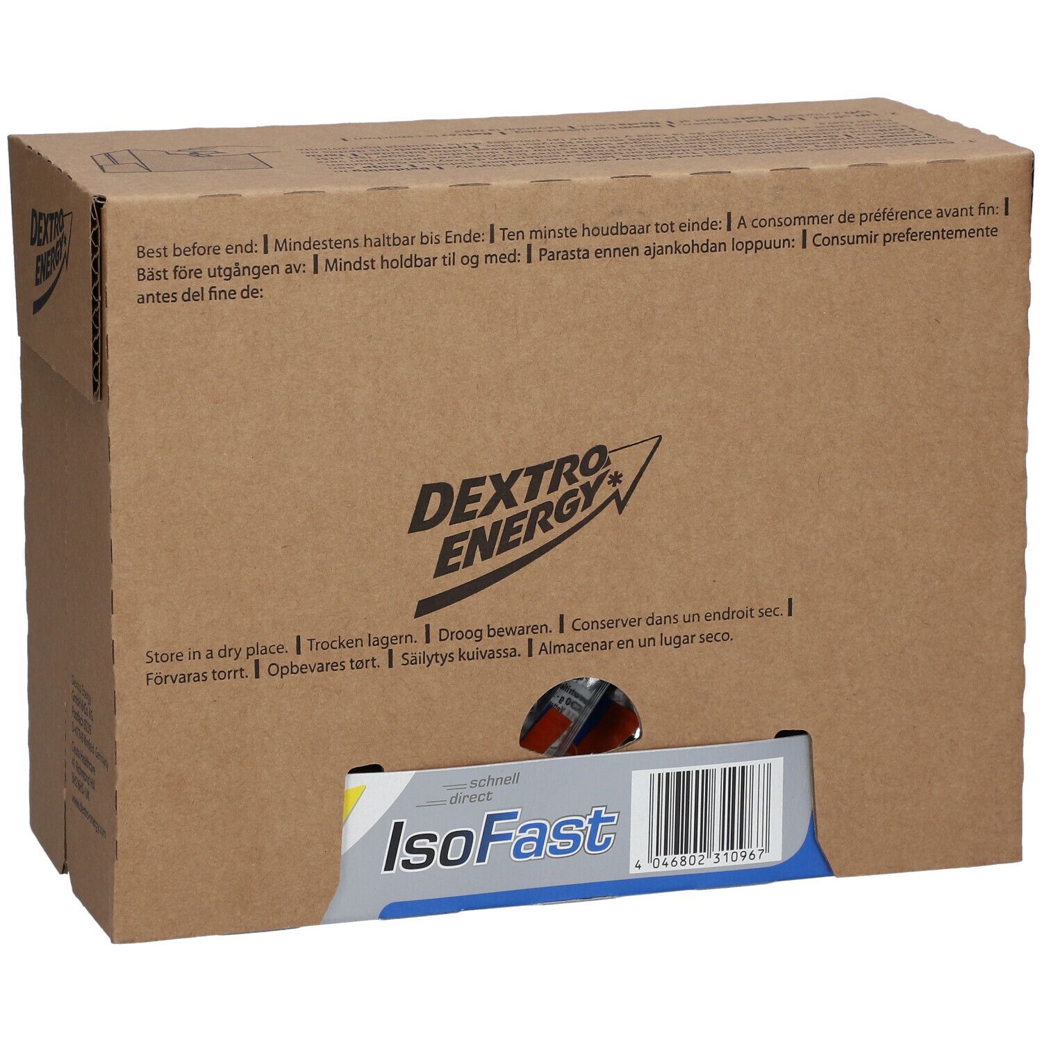 Dextro Energy Iso Fast, Red Orange