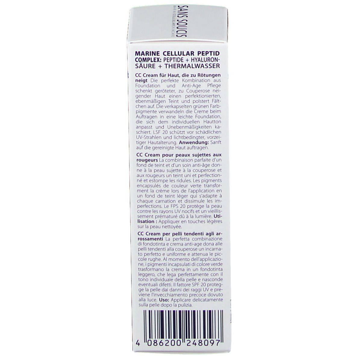 SANS SOUCIS CC Cream LSF 20