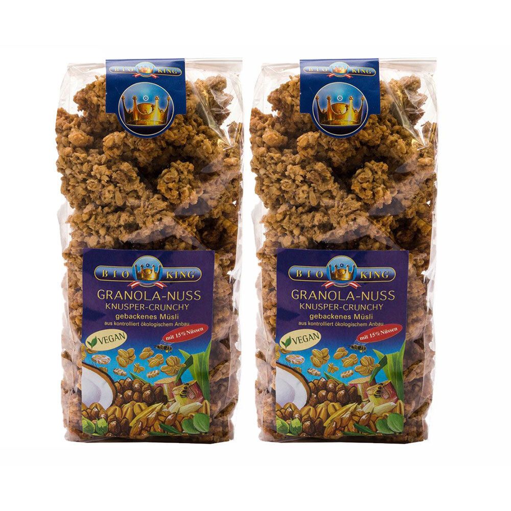 BIO KING GRANOLA NUSS KNUSPER CRUNCHY