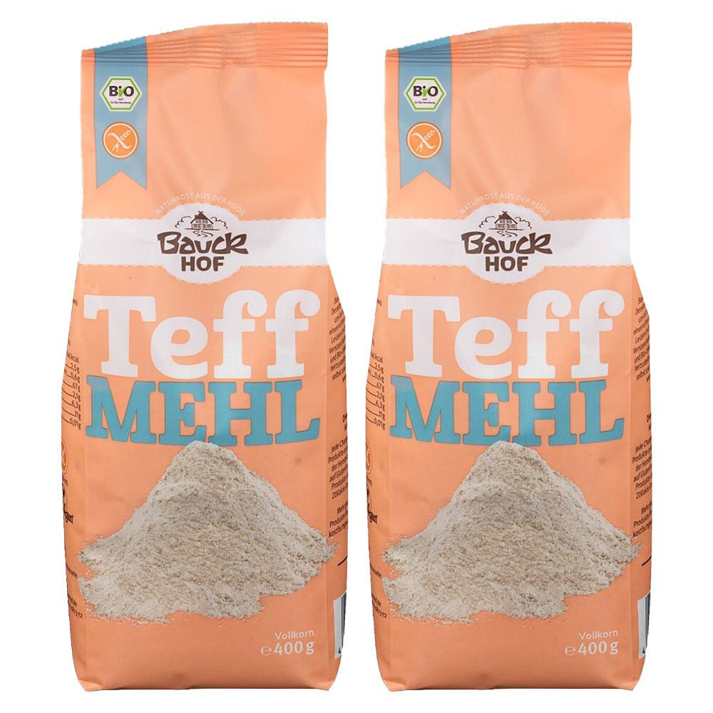 Bauckhof Teffmehl Vollkorn, glutenfrei