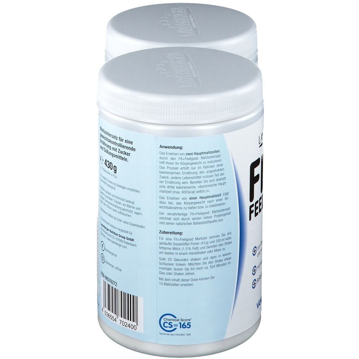 Layenberger Fit+Feelgood Slim, Vanille-Sahne, Pulver