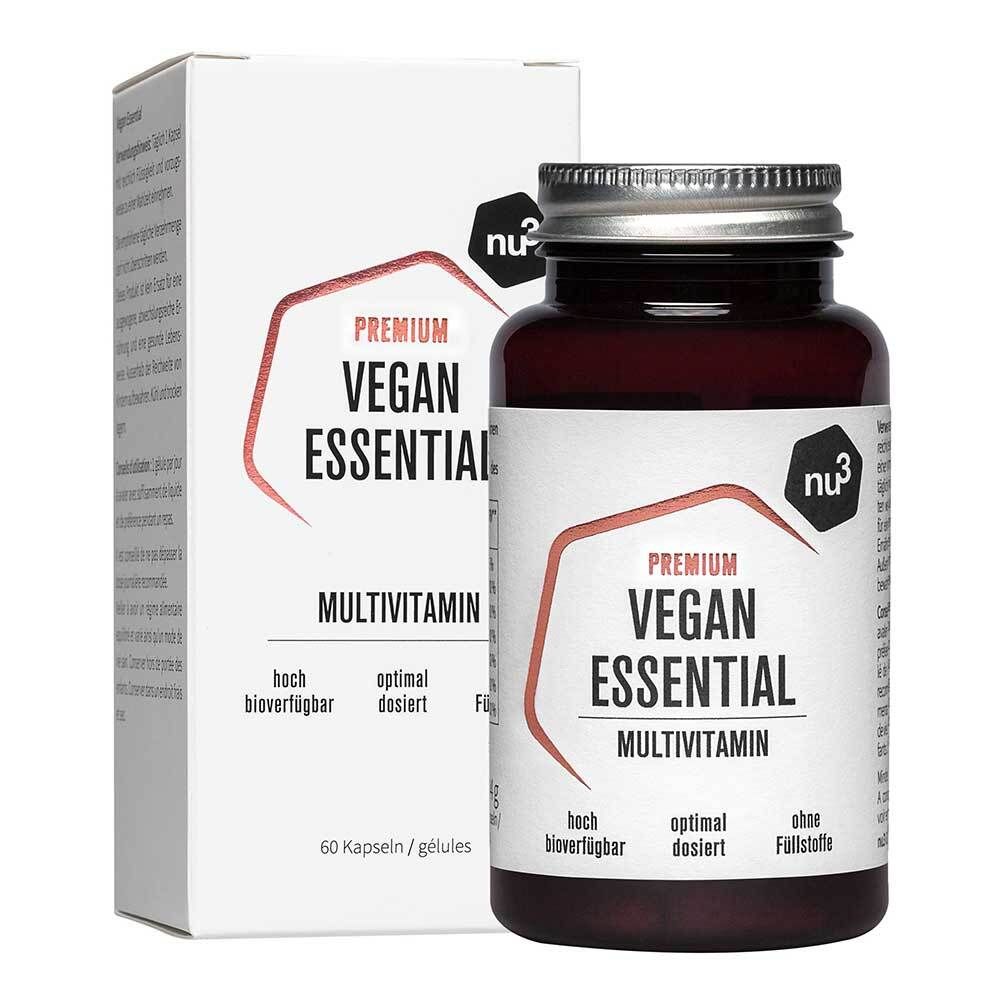 nu3 Premium Vegan Essential Multivitamin Kapseln