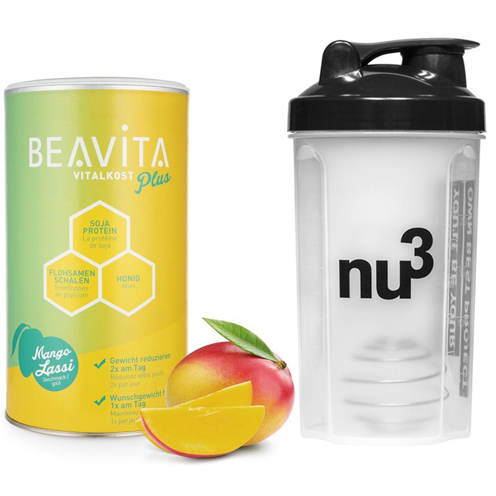 BEAVITA Paket mit Shaker, Mango Lassi