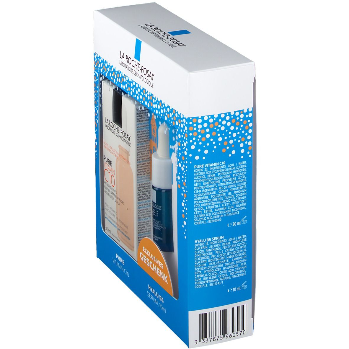 La Roche Posay PURE VITAMIN C10 + HYALU SERUM B15 GRATIS