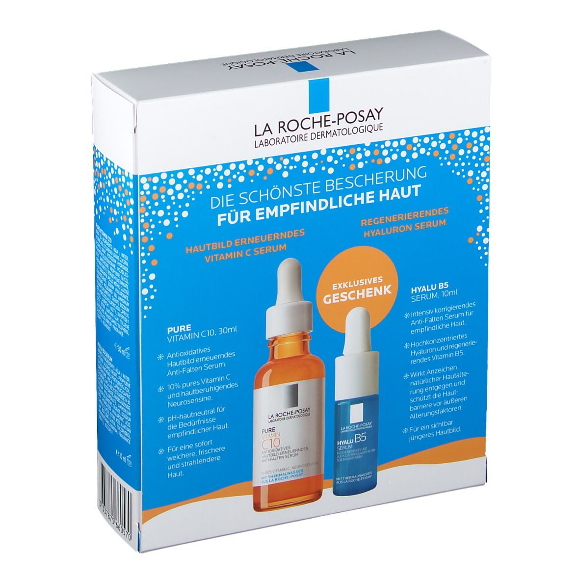 La Roche Posay PURE VITAMIN C10 + HYALU SERUM B15 GRATIS